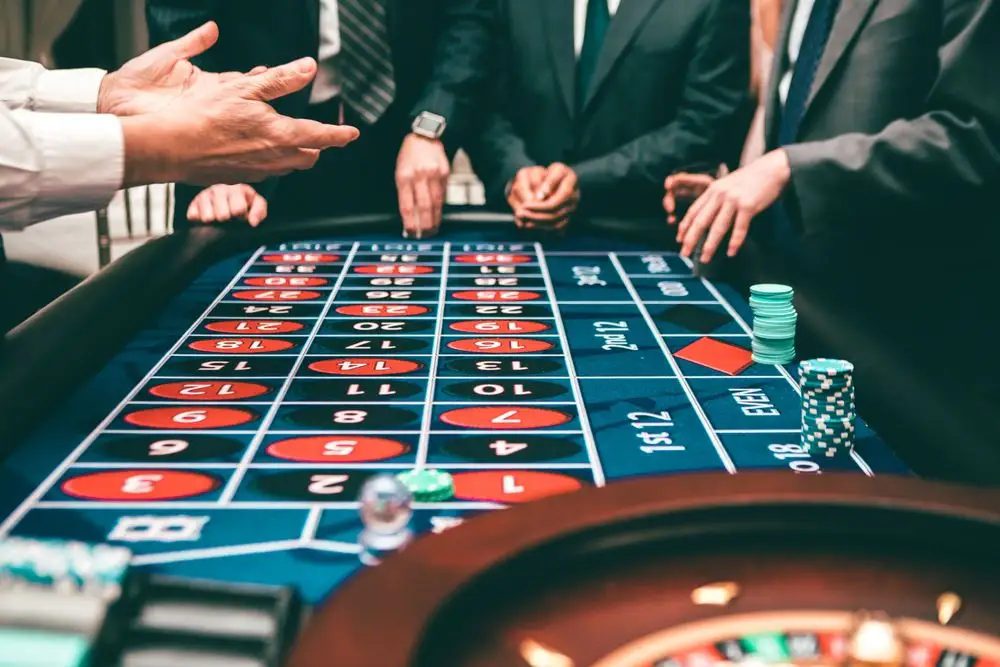 Kasino roulette hjul i gull