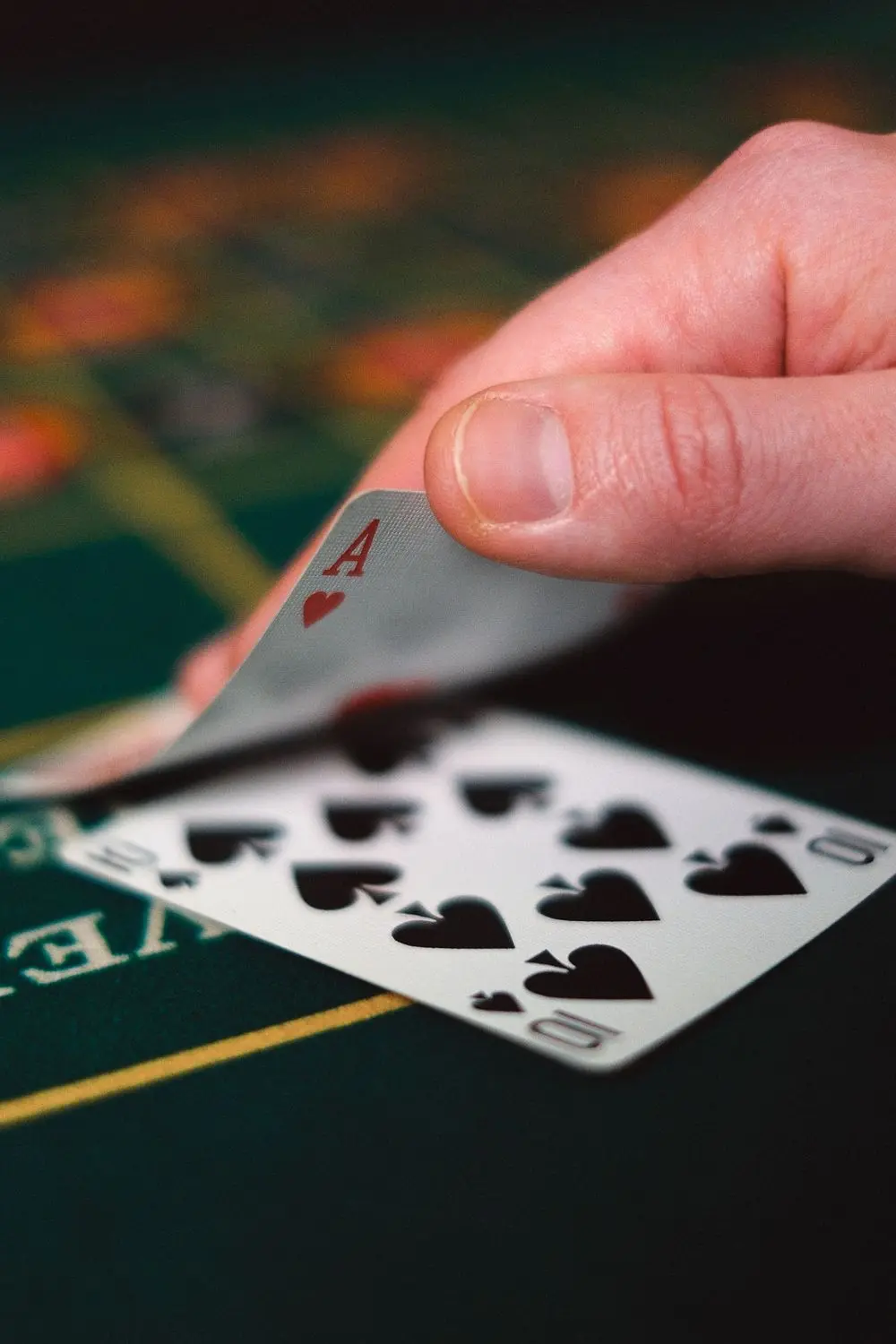 Klassisk blackjack bord